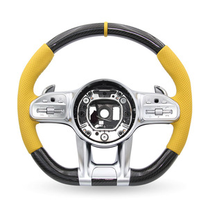 Volante de fibra de carbono para <span class=keywords><strong>mercedes</strong></span>-benz <span class=keywords><strong>Mercedes</strong></span>-AMG S 63 4MATIC + <span class=keywords><strong>Coupe</strong></span> 217364 2015 2020- - Product Image 3