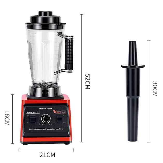 Jewin High Power 8000W Silver Crest Juicer OEM 3L Commercial Blender
