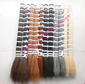 Base cónica Natural de 10-30 pulgadas, todos los colores de pelo de caballo, melena más suave y más fina, cabello de caballo - Product Image 2