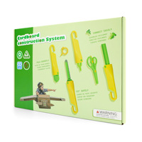 GRAN VENTA Sistema de Construcción de Cartón Meka Discover de 130 Piezas para Niños