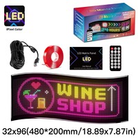 Letrero LED Flexible Programable para Coche/Camión con Animación de Ojos, Control por APP, Mensajes Desplazables Inteligentes y Pantalla LED Suave