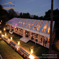 Tente extérieure modulaire quatre saisons en PVC imperméable pour mariage, événement d'entreprise, location, installation facile, ignifuge, CE
