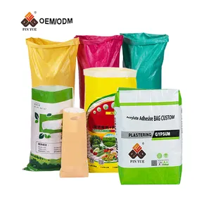 चीन में पीपी बैग निर्माता साफ़ चावल पॉलीप्रोपाइलीन 25 किग्रा 50 किग्रा पीपी बुना बैग प्रदान करते हैं