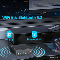 Mini Computadora de Alto Rendimiento con IA Integrada, Core I3 1215U/I5 1235U, con Ventilador, HD, DP, Tipo-C, Thunderbolt 4, Windows 11 Enterprise, Mini PC para Oficina