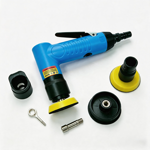Pulidora Orbital Aleatoria de Bajo Consumo de Aire (0.4m³/min) de 2 Pulgadas para Interiores de Coche con Almohadillas de Esponja Planas y Onduladas - Product Image 2
