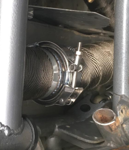 عالية الأداء بوصة المشبك مفصل المؤخرة الذكور الإناث الفولاذ المقاوم للصدأ مصقول مجموعات شفة السيارات الأكمام توربو العادم - Product Image 6