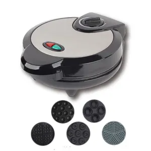 Hot Selling Multi-function round heart waffle Donuts Electric Baking Pan Mini omelet Machine Electric Waffle Donut waffle Maker