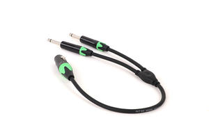 Pabrik grosir 50cm- 30m <span class=keywords><strong>3</strong></span> Pin kabel Xlr 1 laki-laki ke <span class=keywords><strong>2</strong></span> perempuan Xlr mikrofon Aux adaptor untuk Audio - Product Image 4