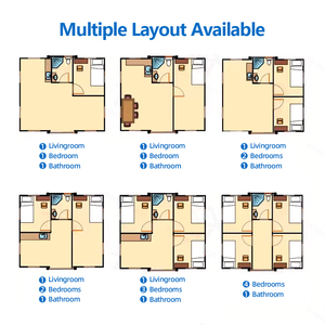 Casa Contenedor Expandible Portátil <span class=keywords><strong>de</strong></span> Bajo Costo <span class=keywords><strong>de</strong></span> 40 pies, Hotel Modular, Vivienda <span class=keywords><strong>de</strong></span> 3 Dormitorios, Oficina <span class=keywords><strong>de</strong></span> Lujo, Mejor Compra - Product Image 6