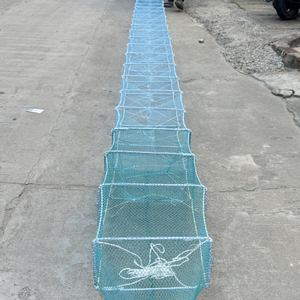 Trampa Rectangular Larga <span class=keywords><strong>para</strong></span> Cangrejos y Camarones, <span class=keywords><strong>de</strong></span> Doble Entrada y a Prueba <span class=keywords><strong>de</strong></span> Escape, Personalizable en Fábrica, <span class=keywords><strong>para</strong></span> Capturar Cangrejos <span class=keywords><strong>de</strong></span> Mar y Cangrejos <span class=keywords><strong>de</strong></span> Lodo - Product Image 6
