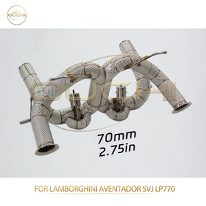 Accesorios para Automóviles OUCHI, Sistema de Escape de Acero Inoxidable para Lamborghini <span class=keywords><strong>Aventador</strong></span> <span class=keywords><strong>SVJ</strong></span> LP770 con Protector Térmico de Alto Rendimiento - Product Image 4