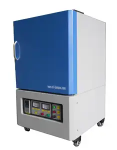 1400 degree Celsius small metal heat treatment furnace with digital controller