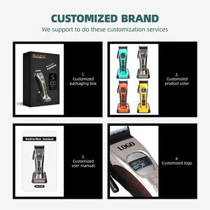 Cortadora de Pelo Profesional Inalámbrica RUCHA y Juego de Recortador con Motor BLDC y Cuchillas DLC, Máquinas de Barbería - Product Image 3