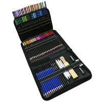 Ensemble de dessin coloré professionnel 98 pièces 96 pièces crayons de haute couleur ventes directes d'usine pour peinture au crayon à l'huile coloré