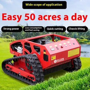 High-Horsepower 173cc 4-Stroke All-Terrain Crawler Lawn Mower Industrial Cutting Remote Control for Orchard Weeding - Product Image 3