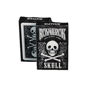 <span class=keywords><strong>Carte</strong></span> da Gioco in PVC ROYALPOK con Disegni <span class=keywords><strong>di</strong></span> Teschi e Castelli, Stampa ad Alta Definizione, Disponibili per Spedizione Internazionale - Product Image 5