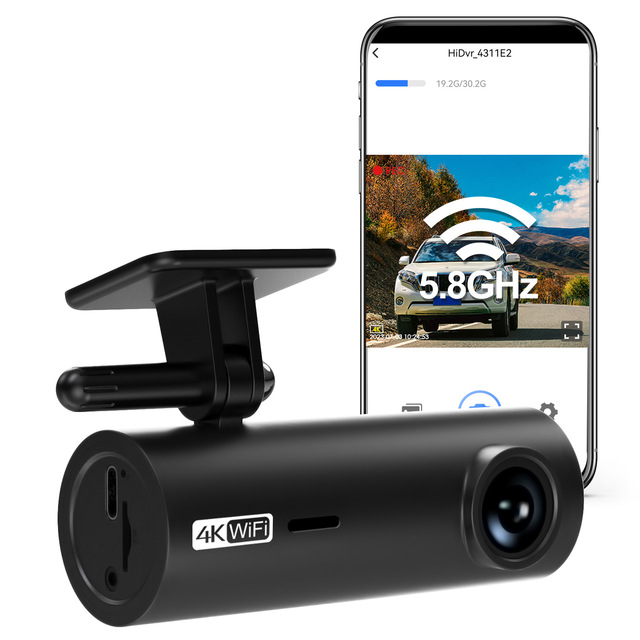 LF10 4K Single Len Screenless Dash Cam Night Vision Car Dashcam 24 Hours Parking Monitor Wifi DVR Car Black Box