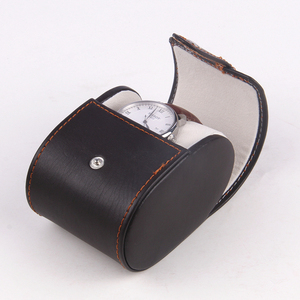 Estuche de Viaje para Reloj Edream con Logotipo Personalizado, de Lujo, Ecológico, con Cierre de Broche, en Cuero PU Negro - Product Image 5