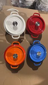 Olla de Hierro Fundido Esmaltado Ecológica Multiusos para Guisos, Sopas, Apta para Gas e Inducción, con Tapa, Diseño Moderno - Product Image 6