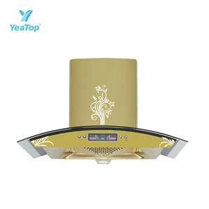 <span class=keywords><strong>Hotte</strong></span> <span class=keywords><strong>aspirante</strong></span> murale à filtre conique avec éclairage LED, facile à nettoyer, forte ventilation, idéale pour la maison et les petits restaurants - Product Image 4
