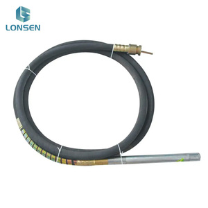 เครื่องสั่นคอนกรีตไฟฟ้า220V พร้อมเพลาข้อต่อแบบเข็มผีเสื้อส่วนประกอบแกนแบริ่งมอเตอร์ภายใน - Product Image 1