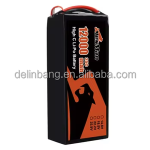 แบตเตอรี่ลิเธียมโพลิเมอร์ DLB OEM 6S 22.2V 30C 60C 4200mAh 6000 8000 9000 10000 12000 FPV 7/10 นิ้ว - Product Image 2