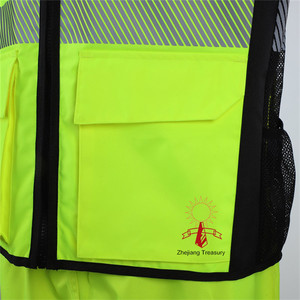 <strong>Hi</strong> <strong>Vis</strong> Reflective Safety Vests for Men <strong>Women</strong> High Visibility Vest with Pockets Mesh Fabric Construction Safety <strong>Jacket</strong> - Product Image 5