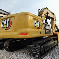 Excavatrice sur chenilles Caterpillar 345GC d'occasion pour l'exportation mondiale, avec pompe hydraulique CAT d'origine, en excellent état et peu utilisée, disponible en entrepôt.