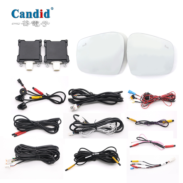 Blind Spot Detection BSD Radar Microwave Sensor Side Rear View Mirror for X-Trail