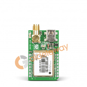 Scheda del marchio originale GPS clicca UART I2C MIKROE 1032 EasyGPS clicca versione GNSS strumenti per lo sviluppo ICs - Product Image 1