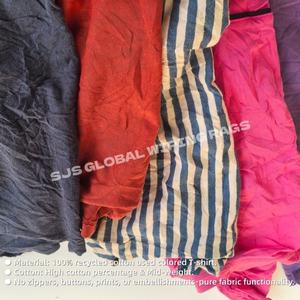 Trapos de Limpieza 100% Algodón, Trapos de Camiseta de Colores, Trapos de Algodón Reciclados para Limpieza - Product Image 4