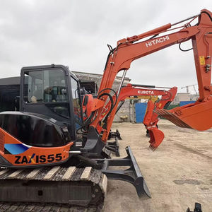 Excavatrice Hitachi ZX55 d'occasion certifiée CE, modèle 2023, très rentable, en vente : ZX55USR-5A, ZX60U, moteur, boîte de vitesses, pompe à engrenages - Product Image 3