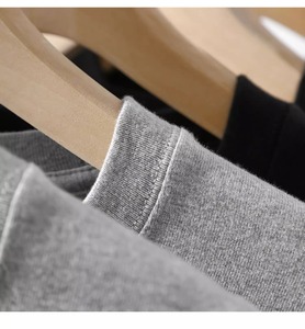 Chất lượng cao 100% cotton dệt kim nam dài tay áo T-shirt phong cách mới thoải mái giải trí mô hình rắn lỏng phù hợp với thiết kế trống - Product Image 5