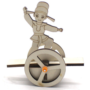 Juguete de equilibrio de madera, modelo de bailarina acrobática, kit de ciencia educativa DIY para niños de 4 a 6 años - Product Image 2