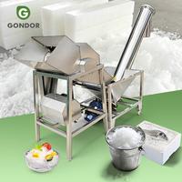 Machine industrielle automatique de fabrication et de broyage de blocs de glace en acier inoxydable S304