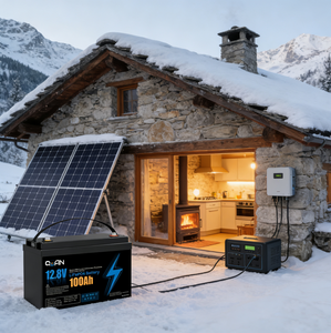 Batería Recargable LiFePO4 de 12V 100Ah de 4 Celdas con Protección IP65 a Prueba de Agua, 4000 Ciclos, para RV, Embarcaciones, Carritos de Golf, Sillas de Ruedas, Fregadoras de Pisos - Product Image 3