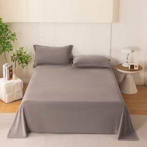 Juego de Sábanas de Terciopelo Coral de 3 Piezas, King Size, Directo de Fábrica, Ecológico, 200 Hilos, Tejido Sencillo, para Uso Doméstico y Hotelero - Product Image 6