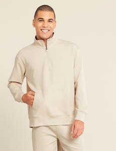 Unisex Lightweight <strong>Quarter</strong> <strong>Zip</strong> <strong>Sweater</strong> with Custom Embroidered Logo Wholesale <strong>Men's</strong> Knit Hoodies - Product Image 2