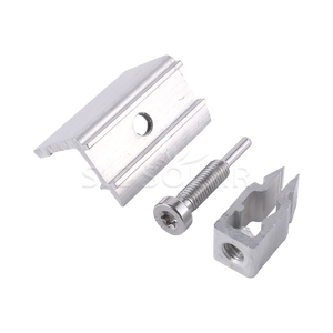 Aluminum Rail Solar <strong>Pv</strong> Rapid End Clamp <strong>Pv</strong> Panel Side Clamp Solar Support End Clamp - Product Image 3