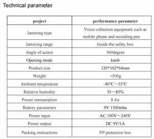 <span class=keywords><strong>Caja</strong></span> de Protección de Seguridad Informática para Teléfonos Móviles YX-007-BT para Evitar que el Teléfono Móvil Sea Escuchado y Grabado de Forma Secreta - Product Image 6