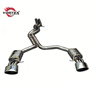 Échappement Catback VORTEX SUS304 Valvetronic pour AUDI RS6/RS7 C8 4.0T 2019-2025 Quad Tips Direct Bolt-On - Product Image 1