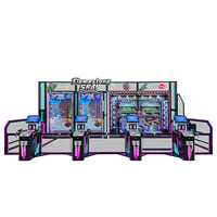 Machine de jeu d'arcade de tir à la cible multi-joueurs en métal, style arène anglaise, prix usine, vente chaude