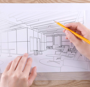 <span class=keywords><strong>Tampon</strong></span> de papier de traçage pour artiste, 9x12 pouces, 100 feuilles de papier de traçage translucide pour crayon, marqueur et encre - Product Image 5