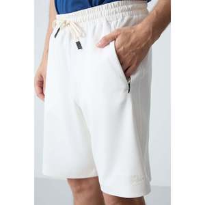 Pantalones Cortos Tommylife para Hombre, Corte Estándar, Color Crudo, Algodón Transpirable, Casual, Talla S - Product Image 4