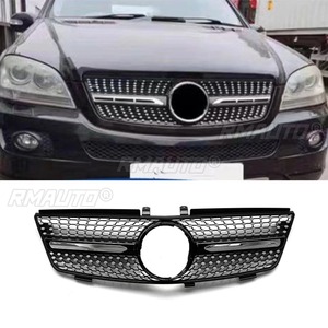 Bandes décoratives pour calandre de voiture, kit carrosserie de calandre de course, calandre avant pour Mercedes Benz ML W164 2005-2008, pièce extérieure - Product Image 1