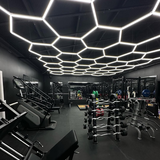 LED Hexagonal Garage Light 6500K for Car Showroom Beauty Work Ceiling Working Purpose Honeycomb Lights