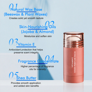 Profumo Solido in Gel <span class=keywords><strong>a</strong></span> Lunga Durata con Vitamina E Naturale, Idratante Profumato, Formato Regolare, Ecologico, Portatile - Product Image 3