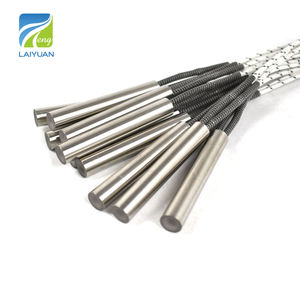 Laiyuan高密度380V 100W 10 * 65mm電気ヒーターカートリッジヒーターロッド、圧着リード付き - Product Image 3
