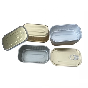 Lata de Alumínio Vazia de 125ml 1/4 Club Can Fabricante de Latas de Sardinha # Tampas 311 EOE para Carne de Peixe e Caranguejo - Product Image 4
