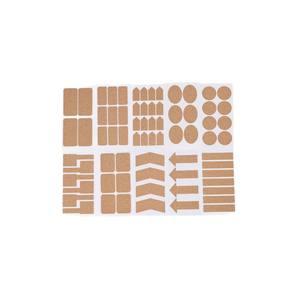 Étiquettes autocollantes en liège, formes rondes, carrées et irrégulières, imperméables, fournitures artisanales - Product Image 1